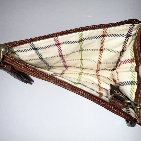 Coach Leatherware Est 1941 Brown Leather Coin Purse Keychain Wallet Zipper - Picture 4 of 5